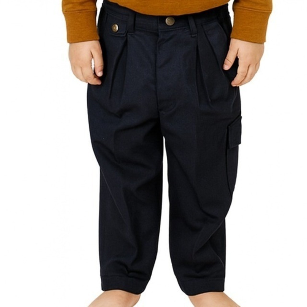 Class Club Boys Khaki School Uniform Pants 4R Classic Fit Gold‎ Button Pleated